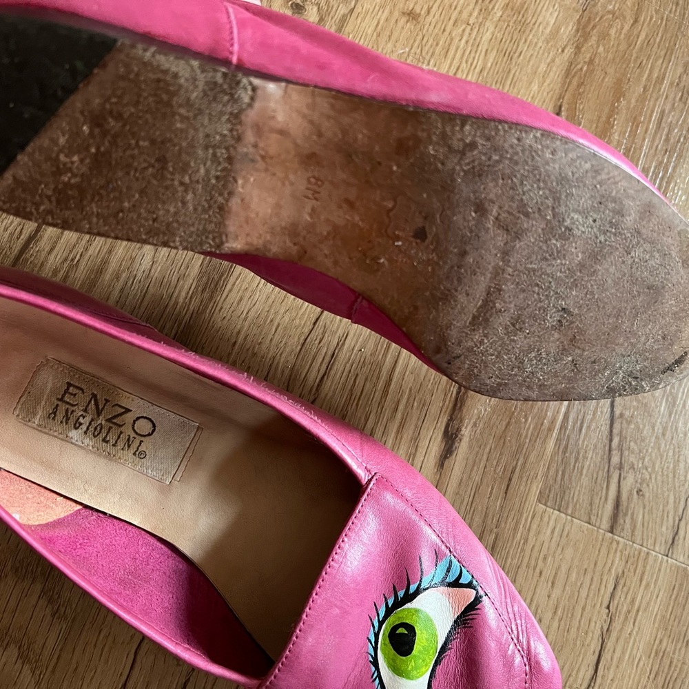 SOLD💚Handpainted eye flats - Picture 7 of 8